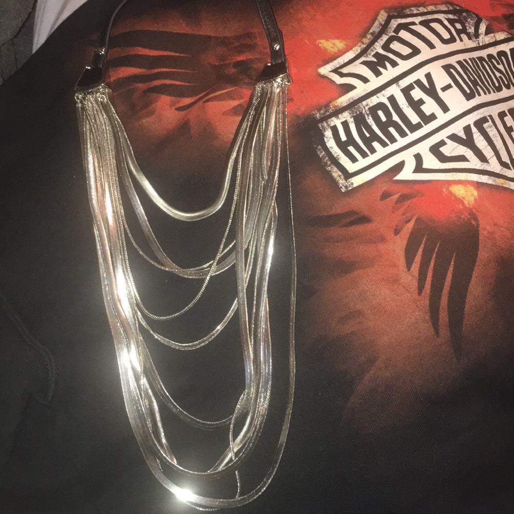 Harley Davidson sterling silver necklace